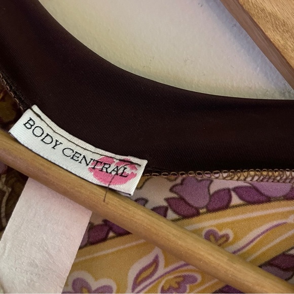 Y2K Vintage Babydoll Body Central Brown Dress Fall Fairy Boho Cutegoth retro - Picture 2 of 5